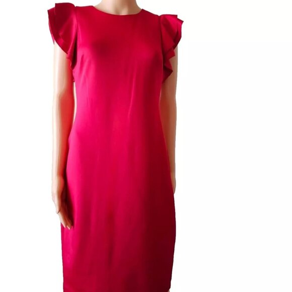 New Tommy Hilfiger red dress size 4, ideal for work, party, formal. - Picture 1 of 7
